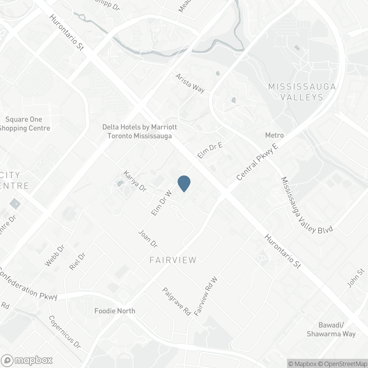1610 - 36 ELM DRIVE W, Mississauga, Ontario L5B 1L9